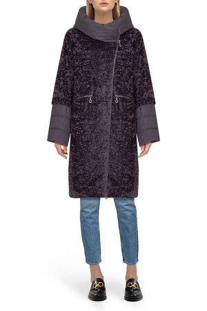 Пуховик с меховой отделкой class=