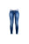 Стрейчевые джинсы скинни синего цвета