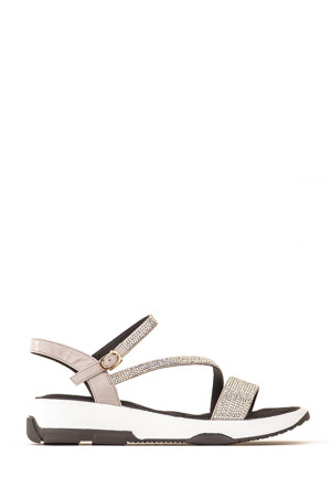 Босоножки белого цвета class=