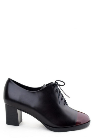 Женские кожаные ботинки Basconi на удобном квадратном каблуке class=