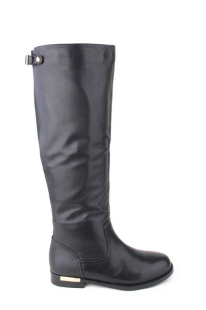 Зимние женские сапоги черного цвета Basconi натуральная кожа class=