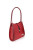 Маленькая женская сумочка с длинными ручками красного цвета