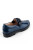 Женские туфли синего цвета лаковые Basconi толстая подошва